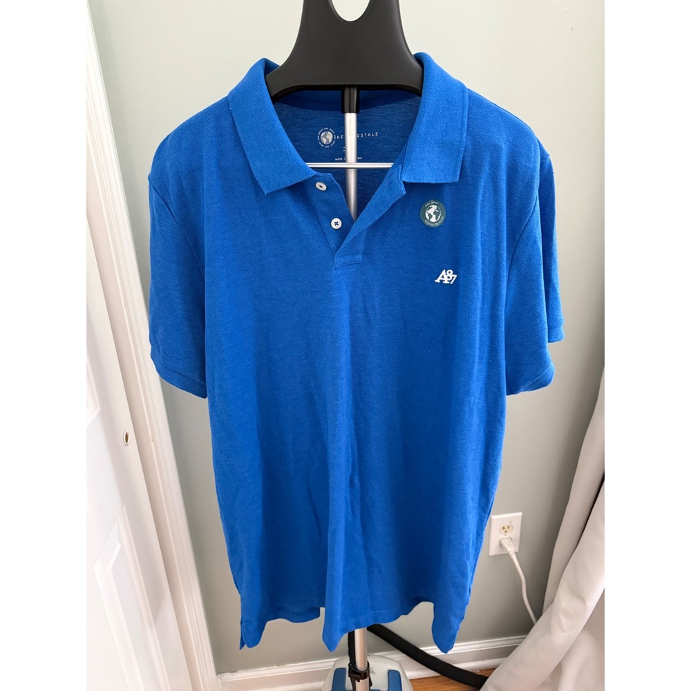 Aeropostale A87 Polo Shirt Mens‎ 3XL Cotton Blend Minimalist Preppy Y2k